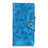 Leather Case Stands Flip Cover L05 Holder for Asus Zenfone Max Plus M2 ZB634KL Blue