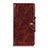 Leather Case Stands Flip Cover L05 Holder for Asus Zenfone Max Plus M2 ZB634KL Brown