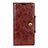 Leather Case Stands Flip Cover L05 Holder for Asus Zenfone Max Pro M2 ZB631KL Brown