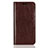 Leather Case Stands Flip Cover L05 Holder for Huawei Nova 3e Brown