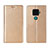 Leather Case Stands Flip Cover L05 Holder for Huawei Nova 5z Gold