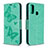 Leather Case Stands Flip Cover L05 Holder for Huawei P Smart (2020) Green