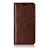 Leather Case Stands Flip Cover L05 Holder for Huawei P20 Brown