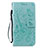 Leather Case Stands Flip Cover L05 Holder for Huawei P30 Cyan