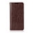 Leather Case Stands Flip Cover L05 Holder for Huawei P30 Lite New Edition Brown