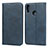 Leather Case Stands Flip Cover L05 Holder for Huawei Y7 (2019) Blue