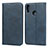 Leather Case Stands Flip Cover L05 Holder for Huawei Y7 Pro (2019) Blue