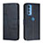 Leather Case Stands Flip Cover L05 Holder for Motorola Moto Edge S Pro 5G Blue
