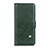 Leather Case Stands Flip Cover L05 Holder for Motorola Moto G 5G Green