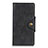 Leather Case Stands Flip Cover L05 Holder for Motorola Moto G8 Power Lite Black