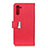 Leather Case Stands Flip Cover L05 Holder for OnePlus Nord Red