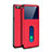 Leather Case Stands Flip Cover L05 Holder for Oppo A12e Red