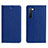Leather Case Stands Flip Cover L05 Holder for Oppo Find X2 Lite Blue