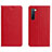 Leather Case Stands Flip Cover L05 Holder for Oppo Find X2 Lite Red