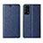 Leather Case Stands Flip Cover L05 Holder for Oppo Find X3 Lite 5G Blue