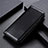 Leather Case Stands Flip Cover L05 Holder for Realme 6 Black