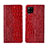 Leather Case Stands Flip Cover L05 Holder for Samsung Galaxy A42 5G Red