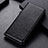 Leather Case Stands Flip Cover L05 Holder for Samsung Galaxy M21 Black