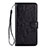 Leather Case Stands Flip Cover L05 Holder for Samsung Galaxy S20 Plus 5G Black