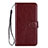 Leather Case Stands Flip Cover L05 Holder for Samsung Galaxy S20 Plus 5G Brown