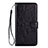 Leather Case Stands Flip Cover L05 Holder for Samsung Galaxy S20 Ultra 5G Black