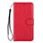 Leather Case Stands Flip Cover L05 Holder for Samsung Galaxy S20 Ultra 5G Red