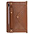 Leather Case Stands Flip Cover L05 Holder for Samsung Galaxy Tab S6 10.5 SM-T860 Brown