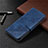 Leather Case Stands Flip Cover L05 Holder for Xiaomi Redmi 9C Blue