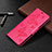 Leather Case Stands Flip Cover L05 Holder for Xiaomi Redmi Note 9 Pro Hot Pink