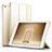 Leather Case Stands Flip Cover L06 for Apple iPad Mini 2 Gold