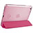 Leather Case Stands Flip Cover L06 for Apple iPad Mini 3 Hot Pink