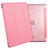 Leather Case Stands Flip Cover L06 for Apple iPad Mini 3 Pink