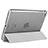 Leather Case Stands Flip Cover L06 for Apple iPad Mini 3 Silver