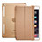 Leather Case Stands Flip Cover L06 for Apple iPad Mini 4 Brown
