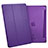 Leather Case Stands Flip Cover L06 for Apple iPad Mini 4 Purple
