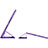 Leather Case Stands Flip Cover L06 for Apple iPad Mini 4 Purple