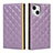 Leather Case Stands Flip Cover L06 Holder for Apple iPhone 13 Mini Purple
