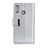 Leather Case Stands Flip Cover L06 Holder for Asus Zenfone 5 ZE620KL Silver