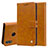 Leather Case Stands Flip Cover L06 Holder for Huawei Honor V10 Lite Orange