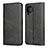 Leather Case Stands Flip Cover L06 Holder for Huawei Nova 7i Black