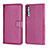 Leather Case Stands Flip Cover L06 Holder for Huawei P20 Pro Hot Pink