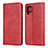 Leather Case Stands Flip Cover L06 Holder for Huawei P40 Lite Red