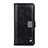 Leather Case Stands Flip Cover L06 Holder for Motorola Moto G 5G Black