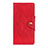 Leather Case Stands Flip Cover L06 Holder for Oppo A92s 5G Red