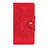 Leather Case Stands Flip Cover L06 Holder for Oppo Reno4 Z 5G Red