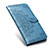 Leather Case Stands Flip Cover L06 Holder for Realme 6 Pro Blue