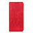 Leather Case Stands Flip Cover L06 Holder for Realme C17 Red