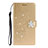 Leather Case Stands Flip Cover L06 Holder for Samsung Galaxy A51 5G Gold