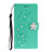 Leather Case Stands Flip Cover L06 Holder for Samsung Galaxy A51 5G Green