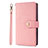 Leather Case Stands Flip Cover L06 Holder for Samsung Galaxy S20 5G Rose Gold